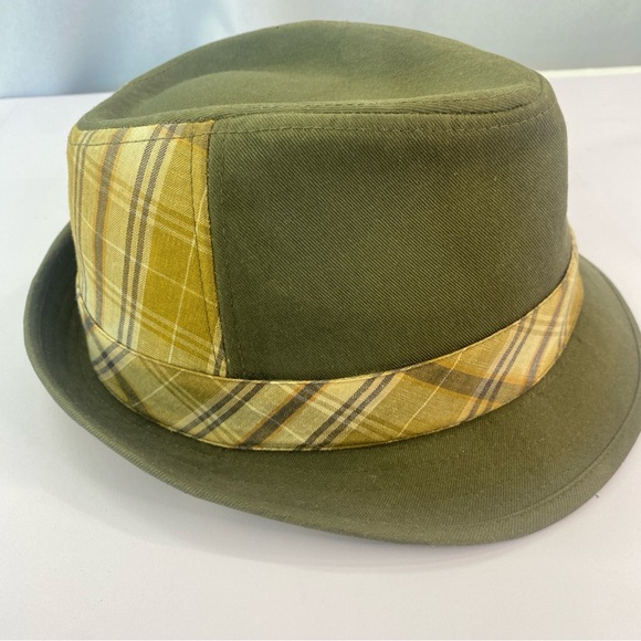 Guinness Beer Green Gold Plaid Logo Fedora Hat Trilby Walking 100% Cotton - Picture 6 of 17
